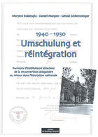 Couverture du livre « Umschulung et réintégration » de Meryem Bolatoglu et Daniel Morgen et Gerald Schlemminger aux éditions Do Bentzinger
