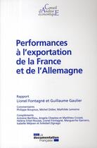 Couverture du livre « Performances à l'exploitation de la France et de l'Allemagne » de  aux éditions Documentation Francaise