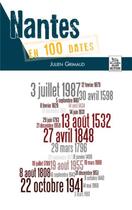 Couverture du livre « Nantes en 100 dates » de Julien Grimaud aux éditions Editions Sutton