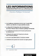 Couverture du livre « Informations administratives et juridiques n.9 ; septembre 2004 » de  aux éditions Documentation Francaise