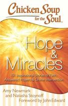 Couverture du livre « Chicken Soup for the Soul: Hope & Miracles » de Stoynoff Natasha aux éditions Chicken Soup For The Soul