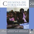 Couverture du livre « L'universite, au carrefour de nouveaux défis pédagogiques » de  aux éditions L'harmattan