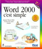 Couverture du livre « Word 2000 ; C'Est Simple » de Rene Maran aux éditions First Interactive