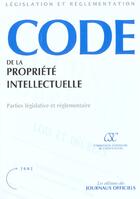 Couverture du livre « Code de la propriete intellectuelle » de  aux éditions Documentation Francaise