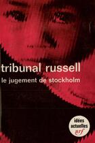 Couverture du livre « Tribunal russell - vol01 » de  aux éditions Gallimard
