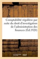 Couverture du livre « Nouvelles lois fiscales. necessite d'une comptabilite reguliere par suite du droit d'investigation - » de  aux éditions Hachette Bnf