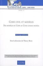 Couverture du livre « Code civil et modèles » de  aux éditions Lgdj