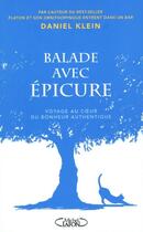 Couverture du livre « Balade avec Epicure » de Daniel Klein aux éditions Michel Lafon
