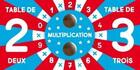 Couverture du livre « Table de multiplication de 2-3-4-5 » de Serge Morinbedou aux éditions Frichtre