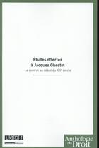 Couverture du livre « Études offertes à Jacques Ghestin ; le contrat au début du XXI siècle » de  aux éditions Lgdj