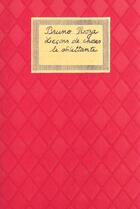 Couverture du livre « Lecons de choses » de Bruno Roza aux éditions Le Dilettante
