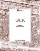 Couverture du livre « Gallia t.63 ; (édition 2006) » de  aux éditions Cnrs