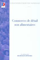 Couverture du livre « Commerce de detail non alimentaire » de  aux éditions Documentation Francaise