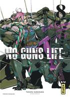 Couverture du livre « No guns life Tome 8 » de Tasuku Karasuma aux éditions Kana