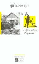 Couverture du livre « Qu'est-ce que la confederation paysanne ? » de  aux éditions Archipel