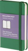 Couverture du livre « Carnet blanc très petit format vert » de  aux éditions Moleskine