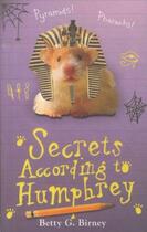 Couverture du livre « Secrets according to humphrey » de Betty G Birney aux éditions Faber Et Faber