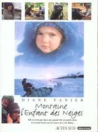 Couverture du livre « Montaine, l'enfant des neiges » de Diane Vanier aux éditions Actes Sud