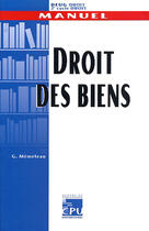 Couverture du livre « Droit Des Biens ; Deug De Droit 2e Cycle » de Gerard Memeteau aux éditions Paradigme Cpu