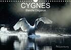 Couverture du livre « Cygnes blanche elegance calendrier mural 2018 din a4 horizon - les plus belles photos de cygn » de Henry P aux éditions Calvendo