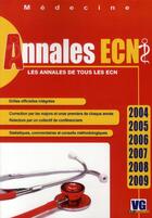 Couverture du livre « Annales ECN (2004-2009) » de  aux éditions Vernazobres Grego
