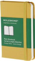 Couverture du livre « Carnet blanc très petit format jaune-orange » de  aux éditions Moleskine