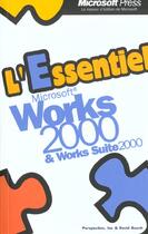 Couverture du livre « Microsoft Works 2000 Et Works Suite 2000 » de Microsoft Press aux éditions Microsoft Press