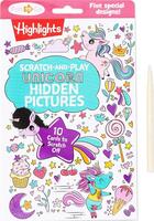 Couverture du livre « Scratch-and-play unicorn hidden pictures » de Highlights aux éditions Random House Us