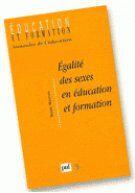Couverture du livre « Égalité des sexes en éducation et formation » de Nicole Mosconi aux éditions Puf