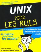 Couverture du livre « Unix pour les nuls » de Levine/Young aux éditions First Interactive
