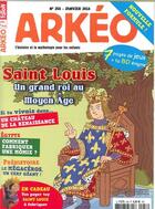 Couverture du livre « Arkeo junior n 258 saint louis un roi tres saint ! janvier 2018 » de  aux éditions Arkeo Junior