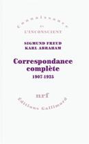 Couverture du livre « Correspondance - (1907-1925) » de Abraham/Freud aux éditions Gallimard
