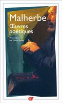 Couverture du livre « Oeuvres poétiques » de Francois Malherbe aux éditions Flammarion