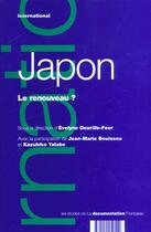 Couverture du livre « Japon ; le renouveau » de Evelyne Dourille-Feem aux éditions Documentation Francaise