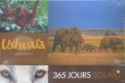 Couverture du livre « 365 jours Ushuaïa ; latitudes sauvages » de Francoise Capelle aux éditions Solar