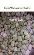Couverture du livre « Mise en pages » de Emmanuelle Imhauser aux éditions Atelier De L'agneau