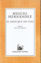 Couverture du livre « Rayo Que No Cesa » de Hernandez aux éditions Celesa