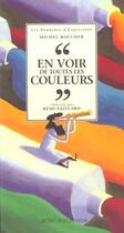Couverture du livre « En voir de toutes les couleurs » de Michel Boucher aux éditions Actes Sud