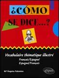 Couverture du livre « Como se dice ? vocabulaire thematique illustre (francais-espagnol / espagnol-francais) » de Palomino M.A aux éditions Ellipses
