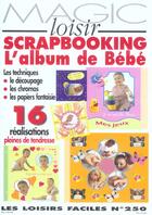 Couverture du livre « Scrapbooking, l'album de bebe » de  aux éditions De Saxe