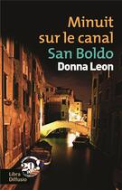 Couverture du livre « Minuit sur le canal San Boldo » de Donna Leon aux éditions Libra Diffusio