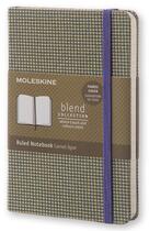 Couverture du livre « Carnet blend vert poche ligné » de Moleskine aux éditions Moleskine Papet