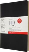 Couverture du livre « Cahier de notes a4 noir et rouge 2ex » de Moleskine aux éditions Moleskine