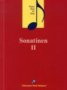 Couverture du livre « Sonatinen II ; piano step by step » de  aux éditions Place Des Victoires/kmb