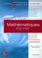 Couverture du livre « Mathématiques ; 2e année PSI PSI* » de Jean-Claude Martin aux éditions Tec Et Doc