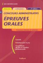 Couverture du livre « Les Epreuves Orales » de Jean-Christophe Saladin aux éditions Vuibert