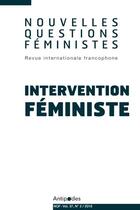 Couverture du livre « REVUE NOUVELLES QUESTIONS FEMINISTES » de Mar Bayer Veronique aux éditions Antipodes Suisse
