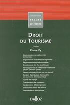 Couverture du livre « Droit du tourisme (5e édition) » de Pierre Py aux éditions Dalloz