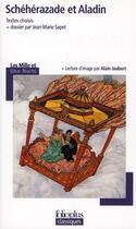 Couverture du livre « Schéhérazade et Aladin ; les mille et une nuits » de Alain Jaubert et Jean-Marie Sapet aux éditions Gallimard
