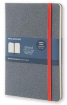 Couverture du livre « Carnet blend bleu grand format ligné » de Moleskine aux éditions Moleskine Papet